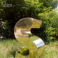 Volume letters with glue film
